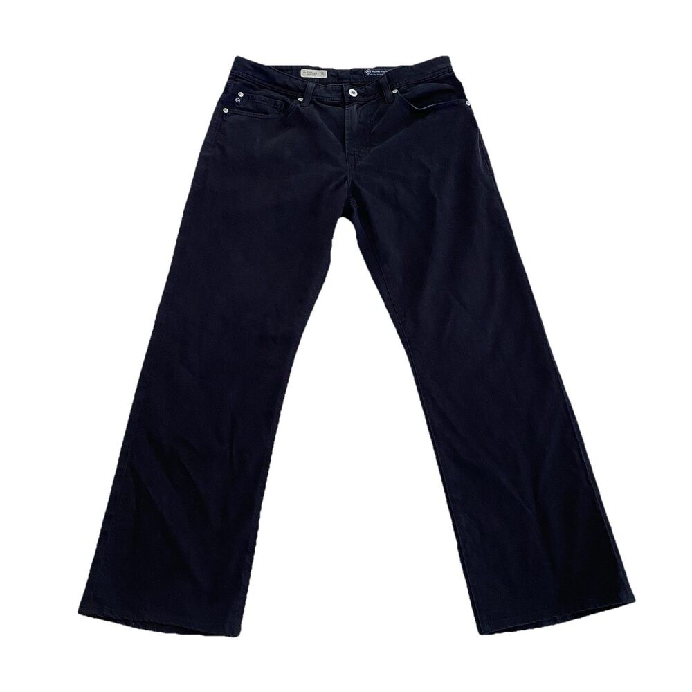 AG Adriano Goldschmied Jeans Mens 33x34 (Fits 34x28.5) Black Protege Straight